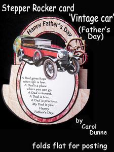 Stepper Rocker - Vintage Car (father's Day)