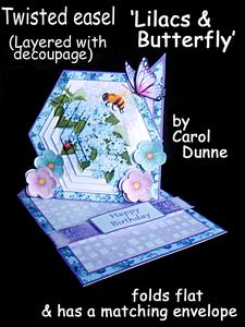 Twisted Easel Kit - Lilacs & Butterfly