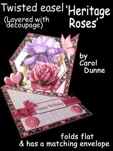 Twisted Easel Kit - Heritage Roses