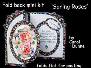 Fold Back Pop-up 'spring Roses'