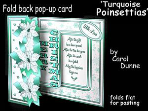 Fbp Shiny Turquoise Poinsettias