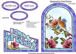 Little Bird Cutaway Card