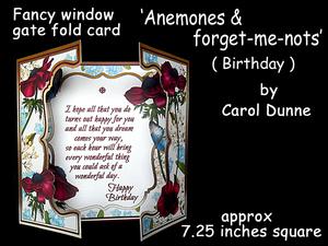 Fwg Anemones & Forget-me-nots (birthday)