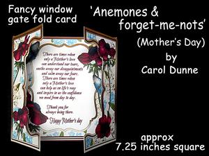 Fwg Anemones & Forget-me-nots (mothers Day)