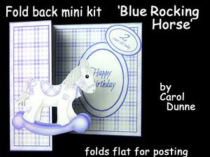 Fb Blue Rocking Horse