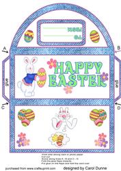 Easter Bunny Money Wallet