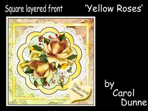Slf Yellow Roses