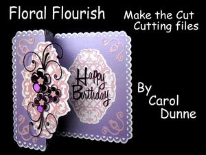 Floral Flourish Fold Back