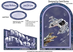 Starfighters - cutaway card