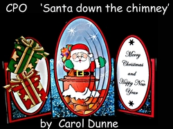 CPO  Santa down the chimney