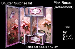 Shutter kit Pink Roses (retirement)