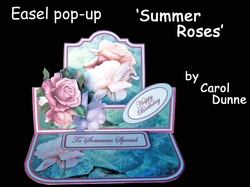 Easel pop-up Summer Roses
