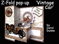 Z - Fold pop-up Vintage car