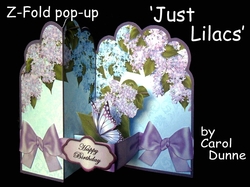 Z-Fold Pop-up Just Lilacs