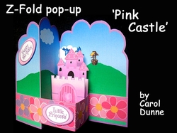 Z-Fold Pink Castle