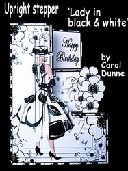 Upright stepper kit Lady in black & white