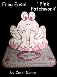 Frog Easel Pink Patchwork
