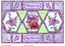Heritage Roses shutter card (Mothers Day)