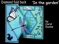 Diamond fold back In the garden
