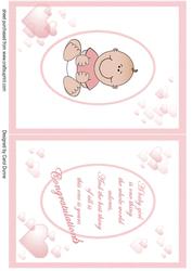 New Baby Girl Insert