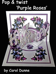 Pop and twist Purple Roses