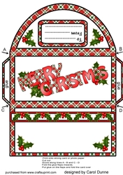 Money Wallet Christmas holly