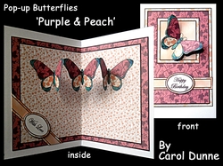 Pop-up Butterflies - Purple & pink