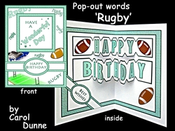 Pop-out words Rugby