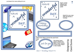 Computer card front
