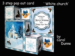 3 step pop out white church
