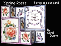 3 step pop-out Spring Roses