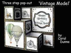 3 step pop out Vintage model