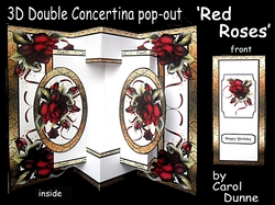 Concertina Red Roses kit