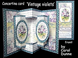 Concertina Vintage Violets