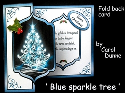 FB Blue sparkle tree