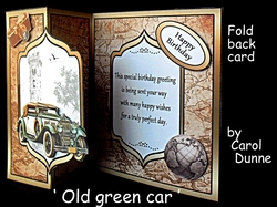 FBG Old green car