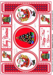 Christmas Circle Shutter Card