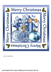 Blue baubles
