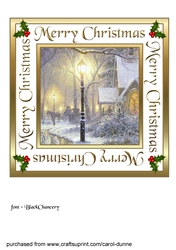 Christmas Church square