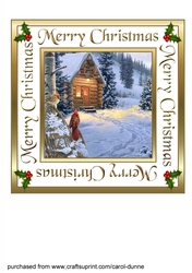 Winter cabin