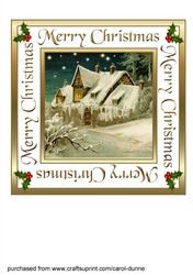 Winter Cottage 7 inch
