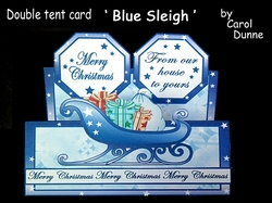 DTF Blue Sleigh