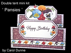 Double Tent Pansies