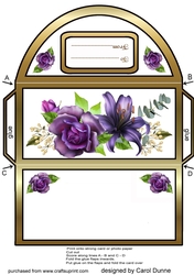 MW Purple lily & rose