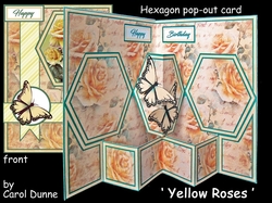 Hex Yellow roses