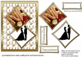 Two squares Wedding rings