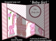 Diagonal pop-out Baby girl