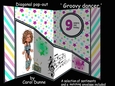 Diagonal pop-out Groovy dancer
