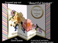 Diagonal pop-out Beautiful bouquet