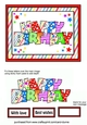 Birthday letters (red)